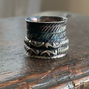 Sterling Silver Spinner Ring